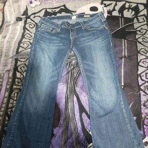 Womens silver jeans